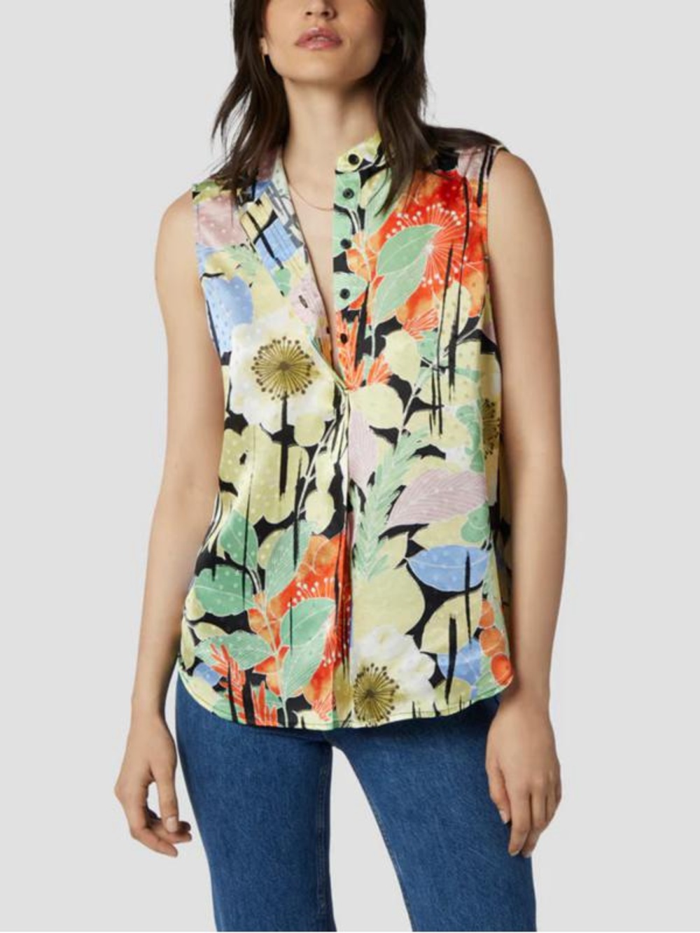 NWT Size XS 100% silk equipment femme silk blouse